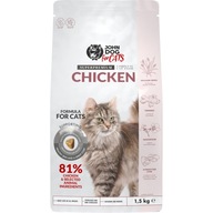 John Dog for Cats suché krmivo pre mačky kuracie 1,5 kg