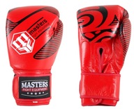 Kožené boxerské rukavice 12 oz MASTERS RBT-RED sparing