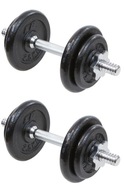 Činky nastaviteľná záťaž 2x10kg DAMPbells SE