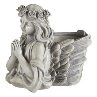 Angel Planter Vase Planter Vase Portrait Grey