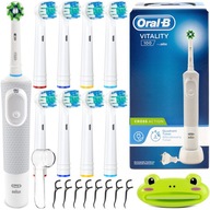 SADA ZUBNÝCH Kefiek ORAL-B VITALITY BIELA