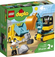 LEGO DUPLO 10931 Nákladné a pásové rýpadlo