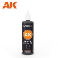 AK INTERACTIVE 11242 3GA BLACK PRIMER 100ml