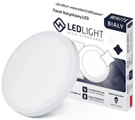 ÚSPORA ENERGIE PRI POVRCHOVEJ MONTÁŽI STROPNÝ LED PANEL 24W okrúhly 29cm BIELY CCD