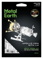 Metal Earth, lunárny modul veliteľského modulu Apollo CSM.