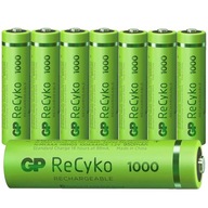 BATÉRIE Batérie GP Recyko+ R3 AAA 1000mAh x8