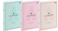 NOTEBOOK A4/60K GRID ACADEMY PASTEL (5 KS)