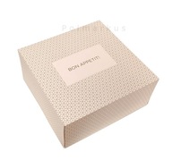 50x Bon Appetit Cake Box 26x26x12 cm