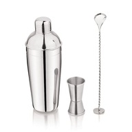 BARMANSKÝ SET 3 EL SHAKER BARMANSKÝ SHAKER NA NÁPOJE KOKTEJLY 750ml