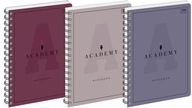 3x zošit A5 so 100 štvorcovými listami ACADEMY