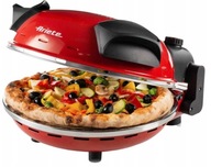 Pizza pec Ariete 909 1200W, priemer 35 cm, červená