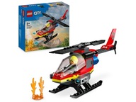 Helikoptéra hasičskej záchrannej služby LEGO City Bricks