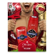 Sada OLD SPICE Captain, gél + tyčinka deodorantu + otvárač