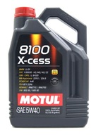 Motorový olej Motul 8100 X-cess 5 l 5W-40