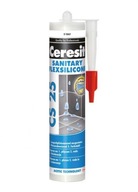 Ceresit CS 25 bezfarebný sanitárny silikón 280 ml