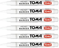 TOMA OIL MARKER TO-441 marker WHITE x 6