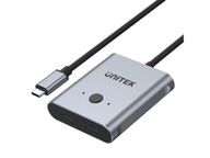 USB Type-C x2 4K obojsmerný prepínač Unitek