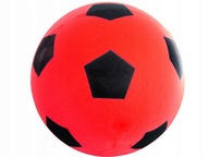 Mäkká FOAM FUTBALová pena Fluo 20 cm Pre detské hry ČERVENÁ