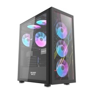 Počítačová skriňa Darkflash DK210 ATX M-ATX USB 3.0 z tvrdeného skla