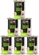 John Dog for Adult Cats prepeličia pena 6x400g