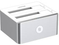 kovová dokovacia stanica 2x HDD SSD CLONE USB 3.1