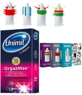 Sada UNIMIL ORGAZMAX 10 ks + záložky LUX EGZO