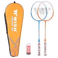 WISH Set 2 bedmintonových rakiet + kompletný obal a 3 raketoplány