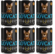 LOVCAT - Krmivo pre mačky - TURECKÁ HUS 6x400g