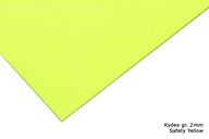 Kydex Safety Yellow - hrúbka 200x300 mm. 2 mm