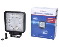 Pracovná LED lampa 24W 1800lm rozptýlené svetlo