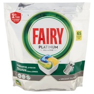 Fairy Platinum kapsule do umývačky riadu 65 ks citrón