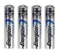 LÍTIOVÁ BATÉRIA 1,5V AAA LR03 4 KUS ENERGIZER