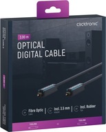 CICKTRONIC Optický kábel Toslink AUDIO 3m FIBER