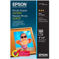 100 kusov 10x15 A6 EPSON GLOSSY FOTOPAPIER