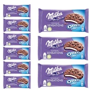 9 x Milka Cookie Sensations 156 g