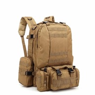 Vojenský taktický batoh coyote 50L khaki