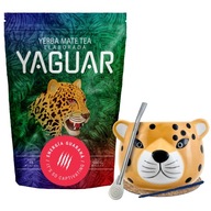 Yerba Mate Yaguar Energy Gourd Gatito set 500g