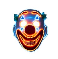 SMILY CLOWN KLAUN MASK HALLOWEEN LIGHT