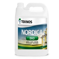 Biela TEKNOS farba na drevo, super krycia, 3L