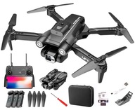 DRONE S163 4K PREDNÉ KAMERY OVLÁDANÉ PODLOŽKOU OVLÁDANIE PREKÁŽKY WIFI 3xBATTÉRIA