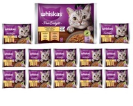 WHISKAS Dospelá hydinová pochúťka v želé 52x85g