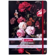 Sketch Book Picture Flowers 140g A4 ArtCreation