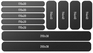Ochranné nálepky karbónová na bicykle, 11 ks