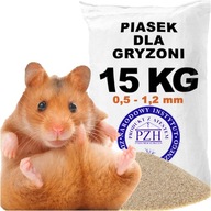 Piesok, kremenný prach, jemný suchý, umytý substrát pre hlodavce, škrečky, 15 KG