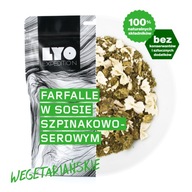 LYOfood Farfalle v špenátovo-syrovej omáčke 126g|500g