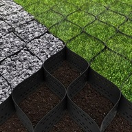 GEOKRAT GEOGRID ZÁHRADNÝ STROJ VÝŠKA 2,5 cm