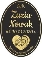 Náhrobná doska plaketa na hrob BŁYSK UV filter