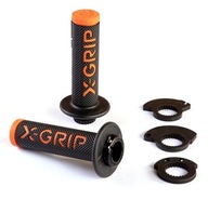 X-GRIP BRAAAAP RUKY LOCK-ON-GRIP ORANŽOVÉ RADIČE S ADAPTÉRMI ROLGAZ