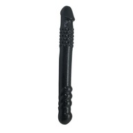 Obojstranné dildo s pruhmi, Black Toyz4Lovers