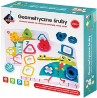 Geometrické Montessori skrutky Puzzle skrutky Brilliant Kid Askato